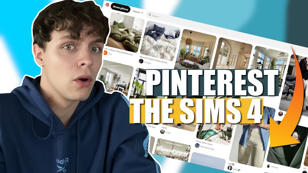 BUDUJĘ PIERWSZY POKÓJ KTÓRY ZOBACZĘ NA PINTEREŚCIE i TAK CAŁY DOM w SIMS 4!