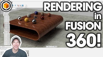 Getting Started with RENDERING in Fusion 360 Part 1 - Beginners Start Here!