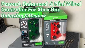 PowerA Enhanced Wired Controller & Mini, Xbox One & Windows, Unboxing and Review