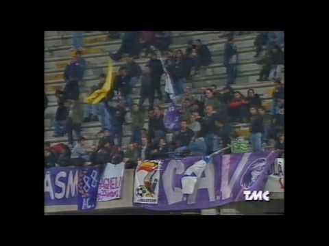 Bomba Carta Fiorentina-Grasshopper a Salerno Coppa Uefa 1998