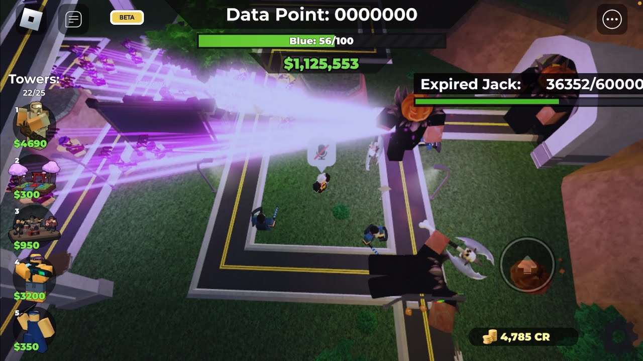 [Tower Battles] Wave 0000000 encounter (turn on subtitles) - YouTube