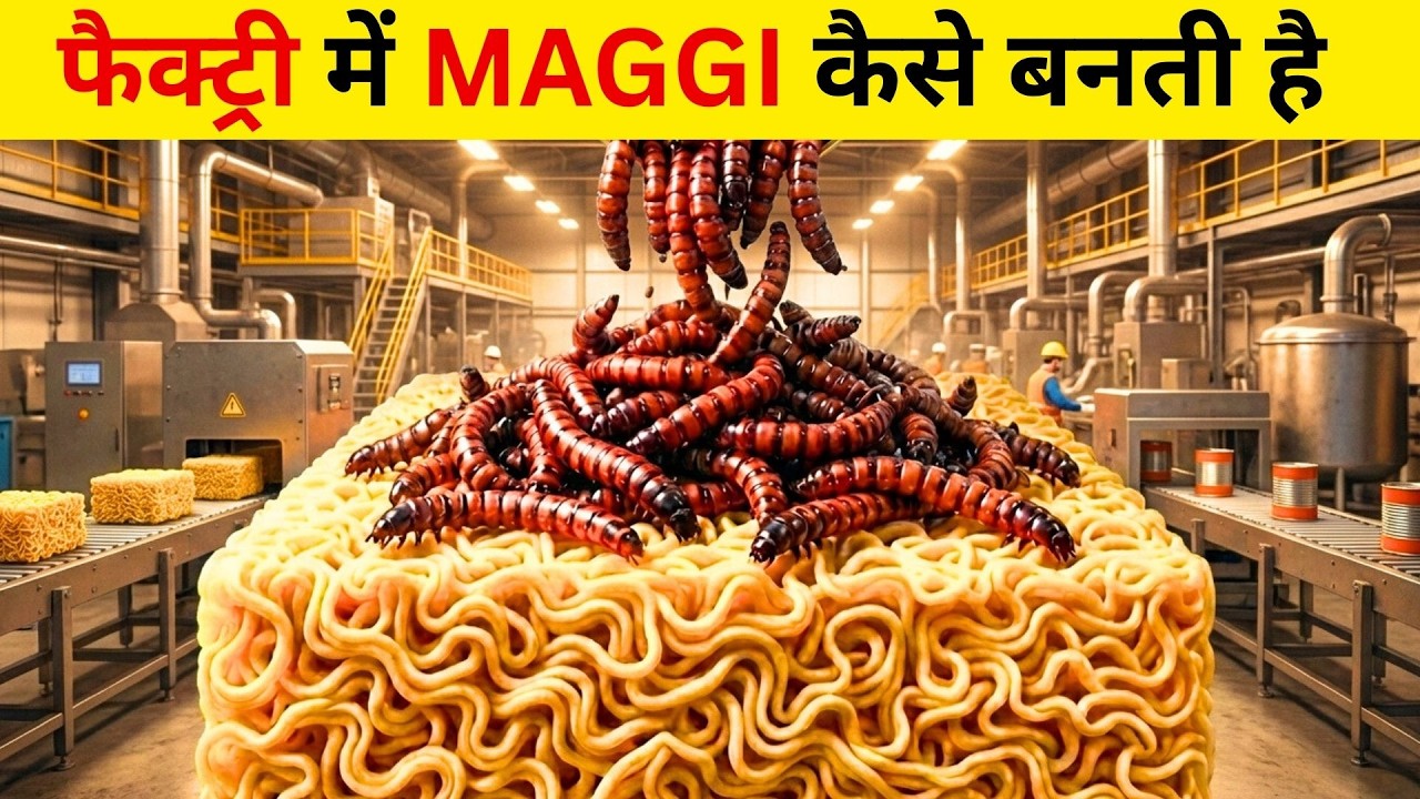 फैक्ट्री में MAGGI कैसे बनती है 