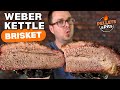 Full tutorial  how to cook brisket on a weber kettle charcoal grill  step by step