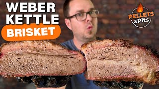 FULL TUTORIAL  How to Cook Brisket on a Weber Kettle Charcoal Grill  STEP BY STEP