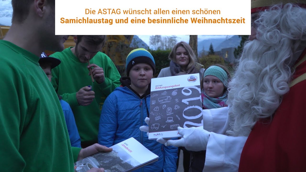 Dr Samichlaus überrascht d'Wipfli Transporte AG