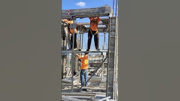 Technical Install aluminium formwork for slab panel