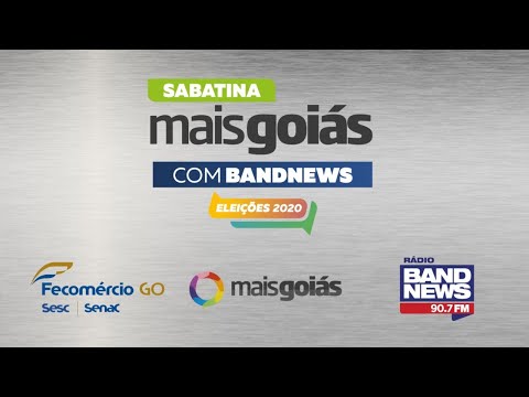 #eleicoes2020 Sabatina Mais Goiás com Band News