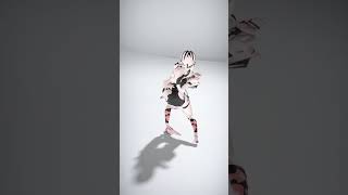 Stylized Anime Character with Torn Clothing - AI Rigged 3D Character