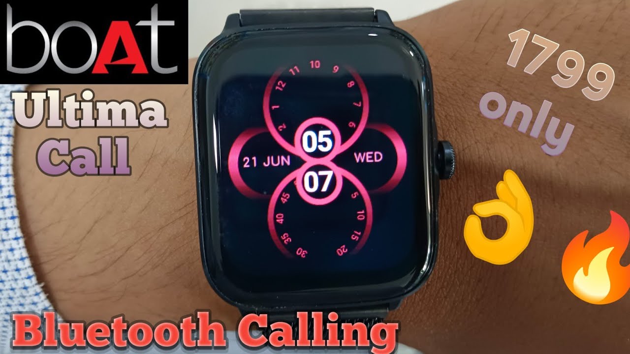 Boat Ultima Call Bluetooth Calling Smart Watch Unboxing And Review Rs 1799 🔥🔥🔥