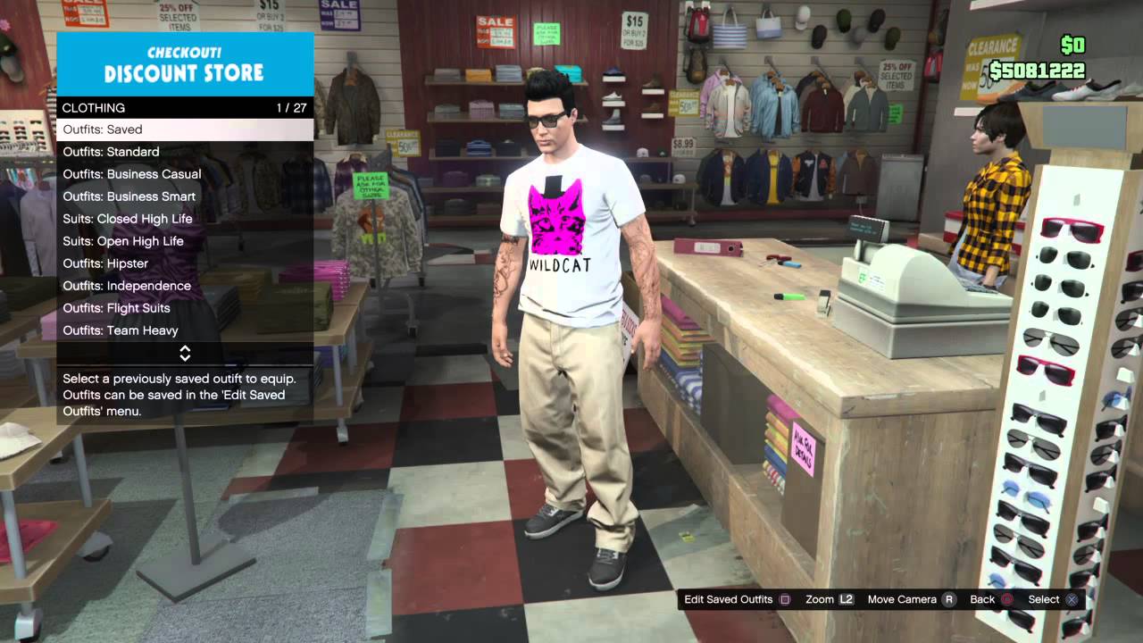 GTA 5 Online Tutorial On How To Save A Outfit YouTube 