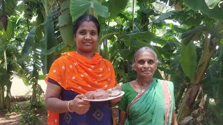 பெரியம்மாவுடன் சேர்ந்து செஞ்ச ராகி களி / கேழ்வரகு களி / Ragi Kali /Finger Millet Recipe in Tamil
