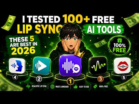 I Tested 100+ Free Lip Sync AI Tools, These 5 Are Best in 2026
