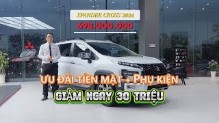 Giá lăn bánh Xpander Cross màu Trắng tháng 05/2024: Giảm giá 30 Triệu, Tặng Phụ kiện đầy đủ