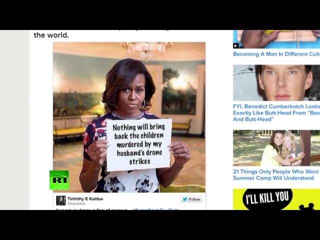 #BringBackYourDrones\: интернет-сообщество не поверило в искренность Мишель Обамы