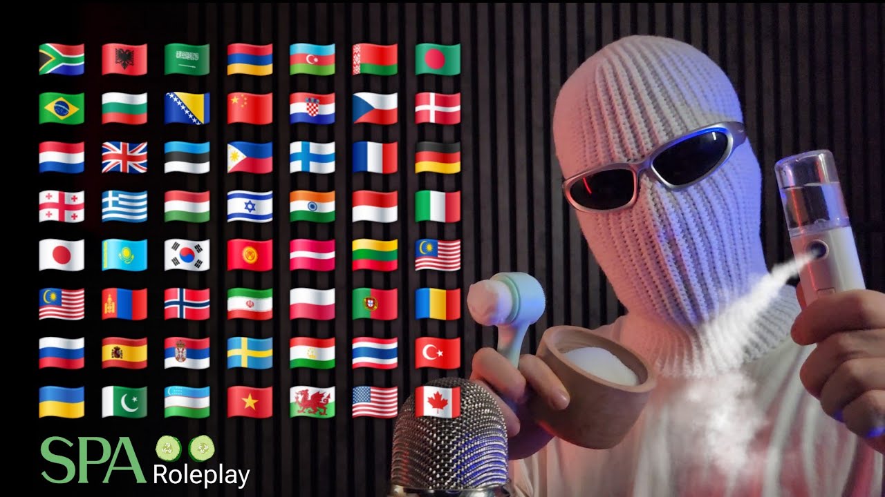ASMR | Spa Roleplay in 54 Different Languages 🫧 (5HR)