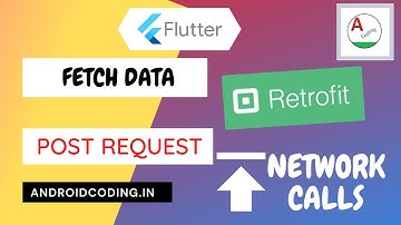 Flutter retrofit POST request method tutorial for beginners | Source in Description | flutter coding