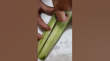 Asmr SATISFYING SOUND CUTTING OPEN A CUCUMBER #shorts #viral #trending #food #asmr  #fyp #asmrsounds
