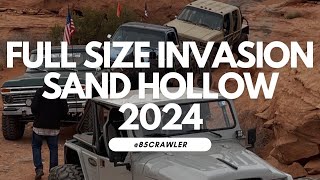 Full Size Invasion in Sand Hollow winter 2024! ( BEST WHEELIN YET!) part 1