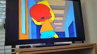 The Simpsons - Bart throws Lisa's giant tomato at Principal Skinner's butt.