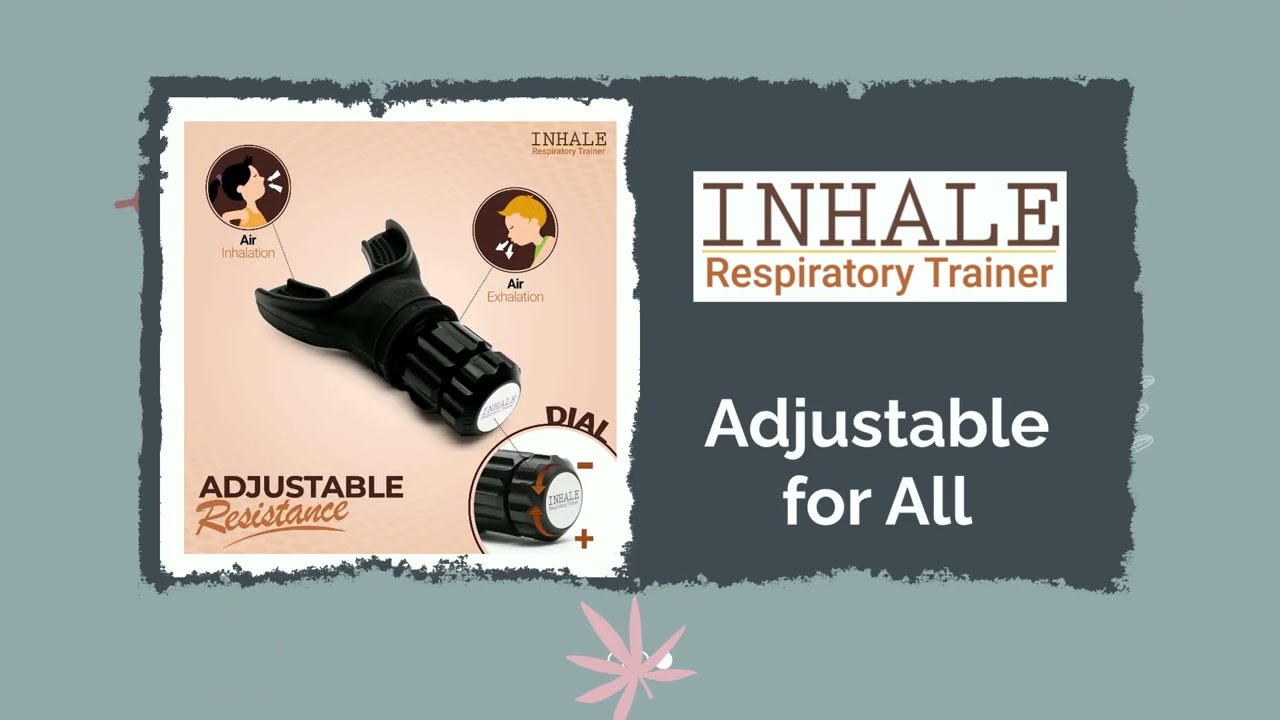 Inhale Respiratory Trainer Breathing Exercise Device