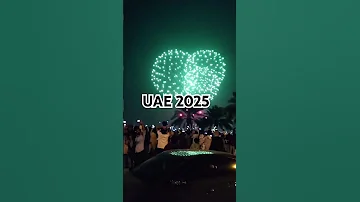 Firework 2025 Happynewyear Happynewyear2025 Uae Beautiful 