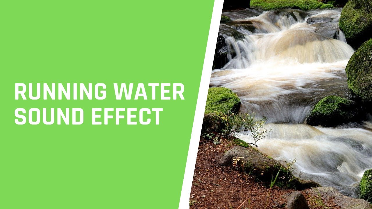 Running Water Sound Effect (River SOUND) - YouTube