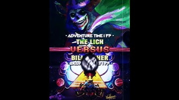 Bill Cipher VS. The Lich #thelich #billcipher #adventuretime #gravityfalls #disney