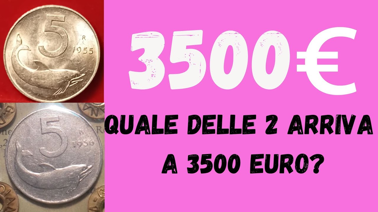 5 lire del 1955 valore