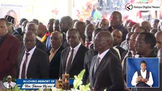 President Ruto and DP Kindiki Arrive at Emurua Dikirr for MP Johana Ng'eno's Burial Ceremony