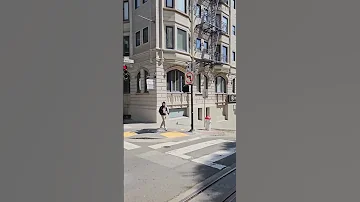 San Francisco Cable Car Front Row View عربة التلفريك سان فرانسيسكو زمان يا حب حفلة فريد الأطرش 