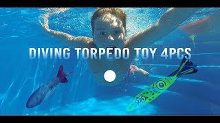 Torpedo Diving Toys Swimming Pool Throwing Tool - Swimways Fish Bandits Toys