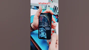 إصلاح شاشة الهاتف المكسورة 
