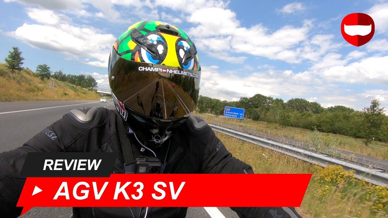 AGV K3 SV Helmet Review and Road Test - ChampionHelmets.com 
