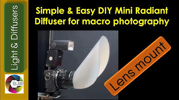 Simple & Easy DIY Mini Radiant Diffuser for macro photography