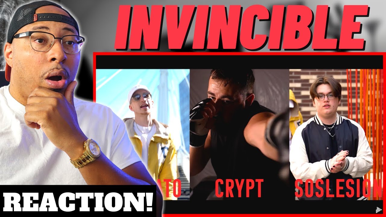 Crypt x Joey Nato - Invincible (feat. soslesion) [REACTION]