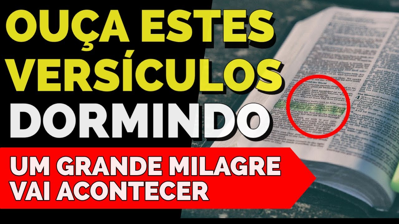 OS VERSÍCULOS MAIS PODEROSOS DA BÍBLIA PARA OUVIR DORMINDO