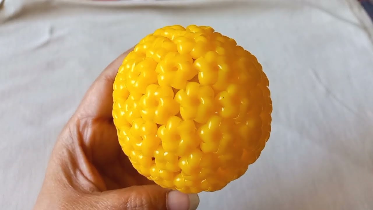 ⚽ plastic wire ball craft #wire weaving ball #wire weaving mini craft # wire craft #wire mini craft