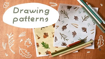 How to make hand drawn repeatable patterns.