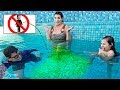 REGRAS DE CONDUTA PARA ADULTOS E CRIANÇAS NA PISCINA