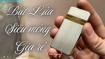 Bật lửa zorro siêu mỏng giá rẻ chính hãng | Hộp quẹt độc lạ