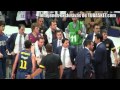 Polémica jugada de Sada y tangana en el Real Madrid-Barça de la Final ACB 2013