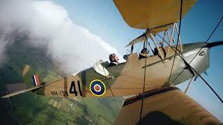 Tiger Moth Open Day 2024  Peter and Jamie Russell