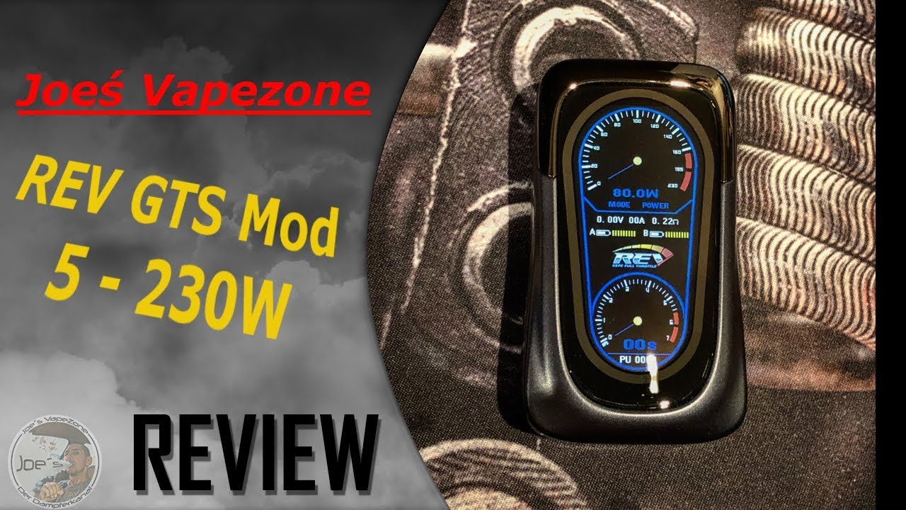 Rev GTS Mod - TC Box Mod 230W | German Review  