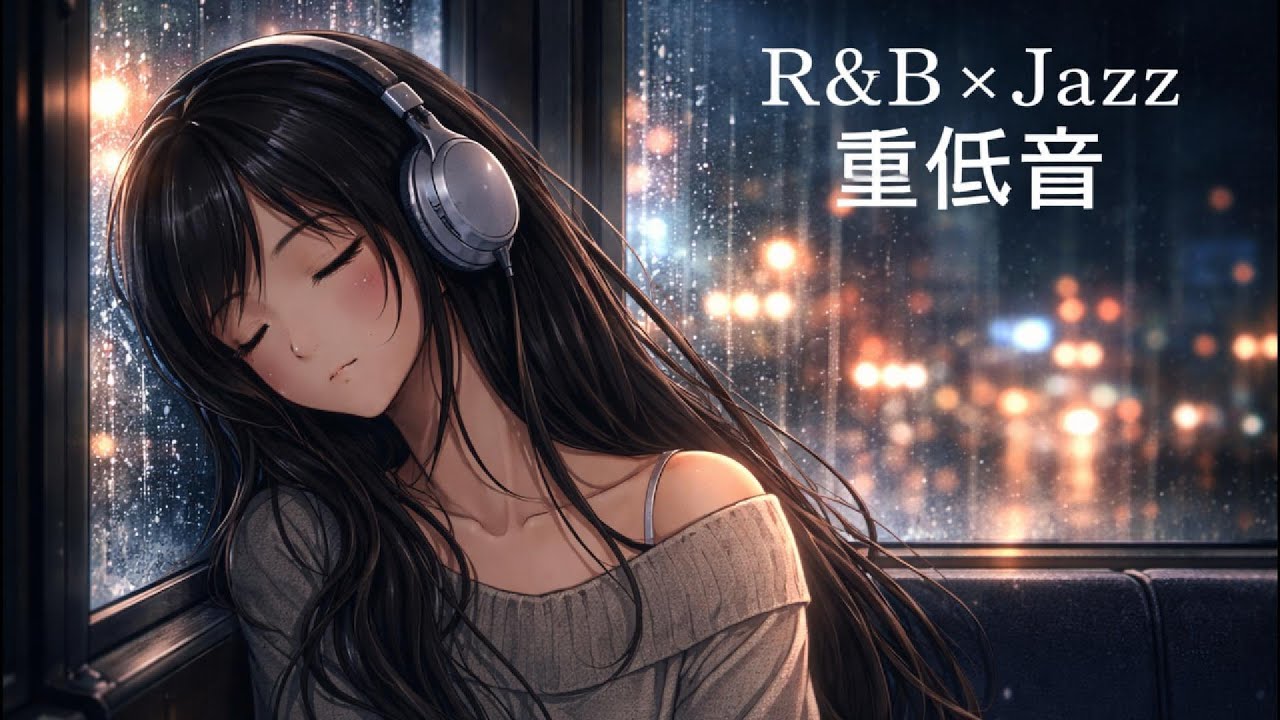 【重低音】Late Night Bus R&B Jazz 🌧 深夜BGM (Relax / Focus / Work)
