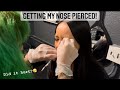 Getting my nose pierced + experience! **DRAMATIC**