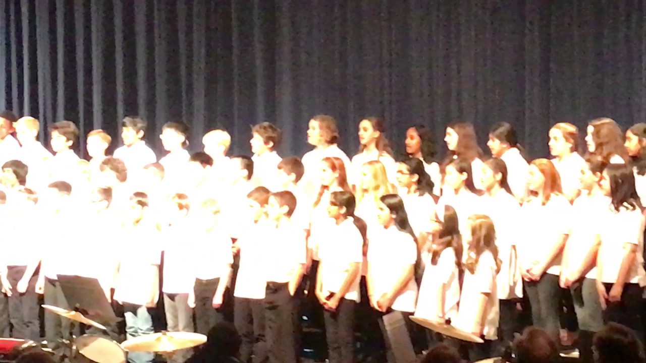 Rejoice and sing chorus by valley forge middle school - YouTube