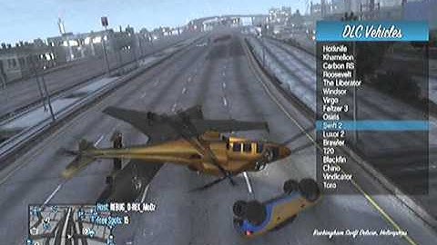 GRAND THEFT AUTO DLC CAR SPAWNER MOD PS3