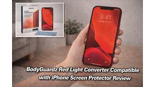 🔴 BodyGuardz Red Light Converter Compatible with iPhone Screen Protector Review 🛡️