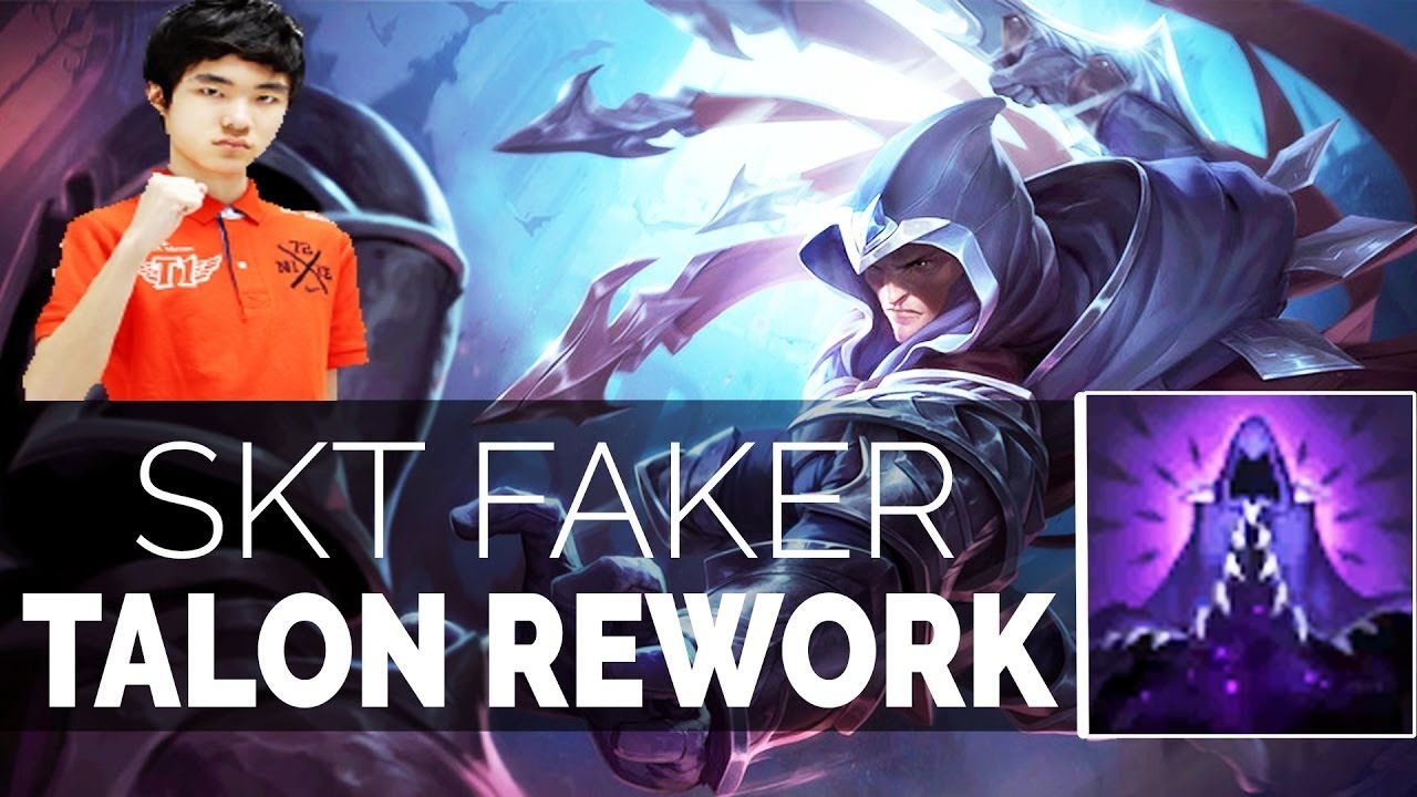 SKT T1 Faker Talon Stream   NEW TALON ASSASIN REWORK   Full Gameplay 6 22 Season 7