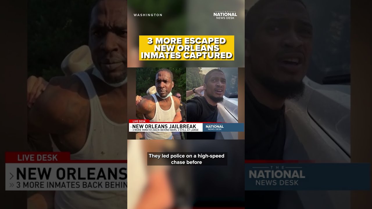 3 More Inmates In Custody After New Orleans Jailbreak